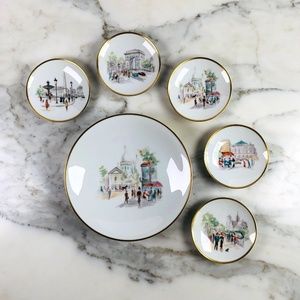 Hutschenreuther Parisian Hors d'Oeuvres Plate Set